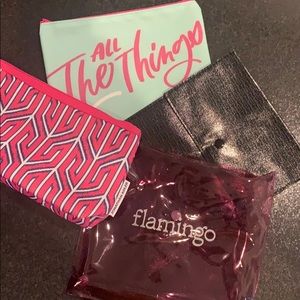 Free makeup bag with purchase of $30 or more!